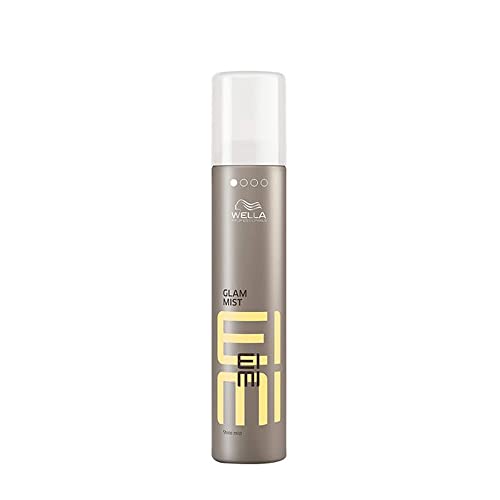 Wella EIMI Glam Mist - Glanzspray für ein strahlendes Finish mit UV-Schutz - Styling-Spray für glänzende Haare - schützt vor Feuchtigkeit - 1 x 200 ml