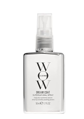 Color Wow Dream Coat Anti Frizz Spray für superglattes Haar, Hitzeschutz für Haare hält bis zu 3 Haarwäschen, Glanzspray für geschmeidige Haare, 50ml