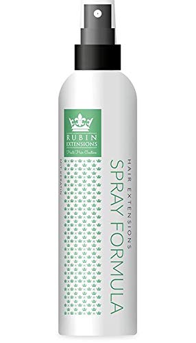 Rubin Extensions 2-Phasen Extensions Pflege Spray für Haar Extensions - Formuliert mit Keratin für Haar Extensions, Haarverlängerungen, Perücken und Haarteile - 200 ml - Made in Germany