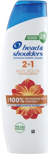 Head & Shoulders Anti-Haarausfall-Shampoo und Spülung 2-in-1 für Sie, 250 ml. Bis zu 100% Schutz vor Schuppen, klinisch getestet. Für alle Haut- und Haartypen. Für den täglichen Gebrauch
