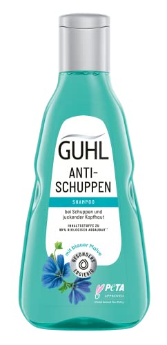 Guhl Anti-Schuppen Shampoo - Inhalt: 250 ml - Befreit effektiv von - Haartyp: juckende Kopfhaut - Dermatologisch bestätigt - für Damen und Herren
