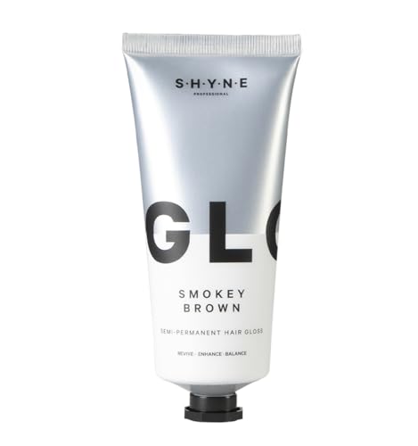 SHYNE - Gloss | Smokey Brown - Glanztreatment für braunes Haar, intensive Haarpflege mit Keratin und Provitamin B5 für glänzende und glatte Haare, ohne Parabene