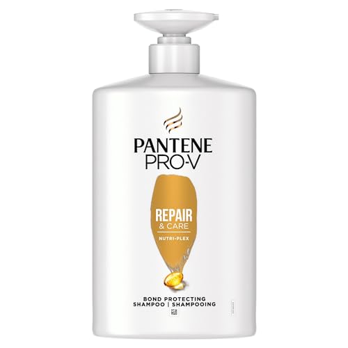 Pantene Pro-V Repair & Care Shampoo, Pro-V Formel + Antioxidantien, Für Geschädigtes Haar, 1000ML