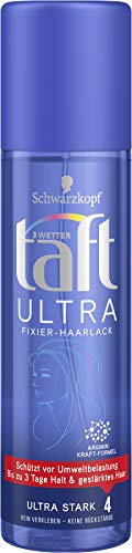 Schwarzkopf 3 Wetter taft Haarlack Pump-Fixierung Ultra Fixier Haarlack ultra starker Halt 4, 5er Pack (5 x 200 ml)