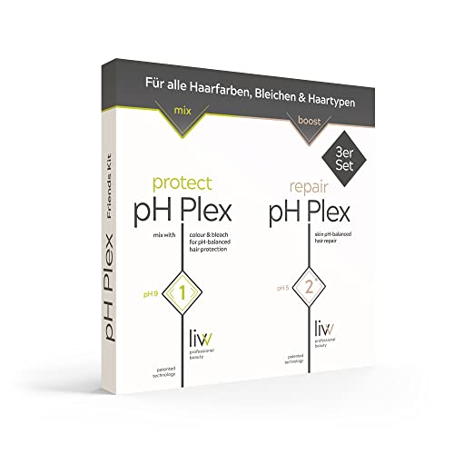 pH Plex 1 & 2 – Schutz & Reparatur | Friends Kit für Dich und Deine Freunde | schützt das Haar während des Färbens/Bleichens | repariert geschädigtes Haar | geeignet für alle Haartypen