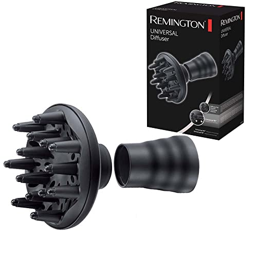 Remington Diffusor Universal - Aufsatz [Locken und Volumen] mit Silikon-Adapter für fast alle Haartrockner, Zubehör D52DU