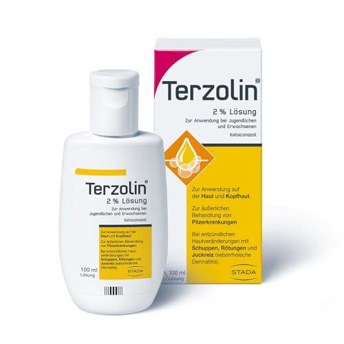 Terzolin medizinische Schuppen-Kur – 2% Lösung zur Anwendung bei Jugendlichen und Erwachsenen – 1 x 100 ml