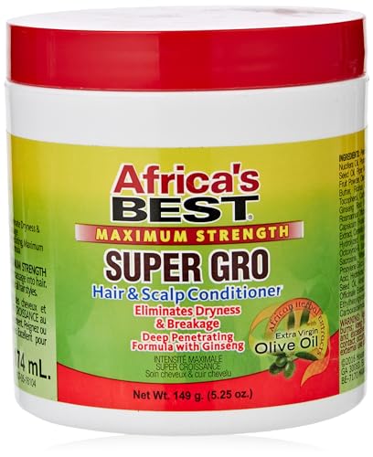 Africa's Best Super Gro Haar und Kopfhaut Conditioner, 149 g