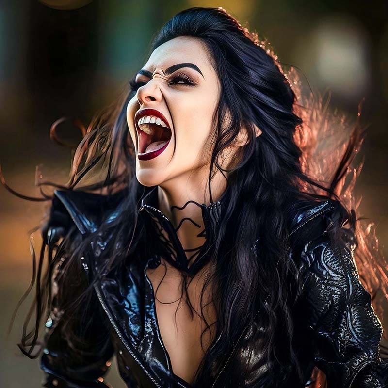 Halloween Vampir - Frisur